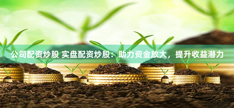 公司配资炒股 实盘配资炒股：助力资金放大，提升收益潜力